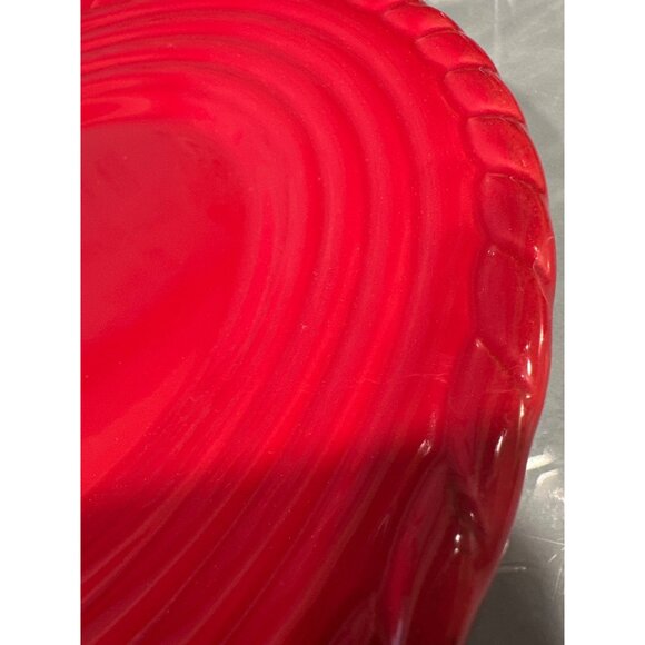 Red Artimino Tuscan Countryside RED Stoneware Plate Set - Picture 6 of 7